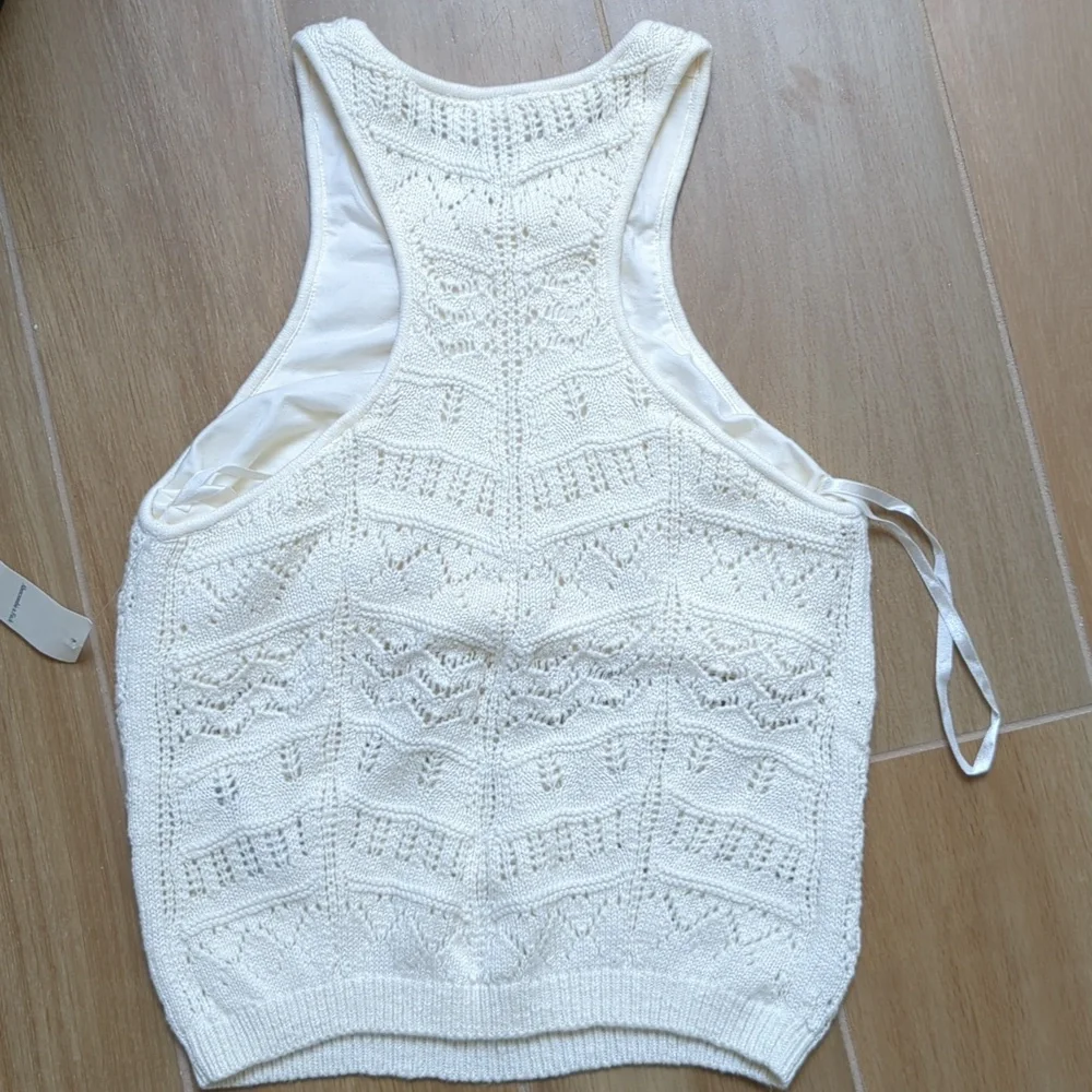 Abercrombie Crochet High Neck, tank. M. Lined. - Picture 4 of 6